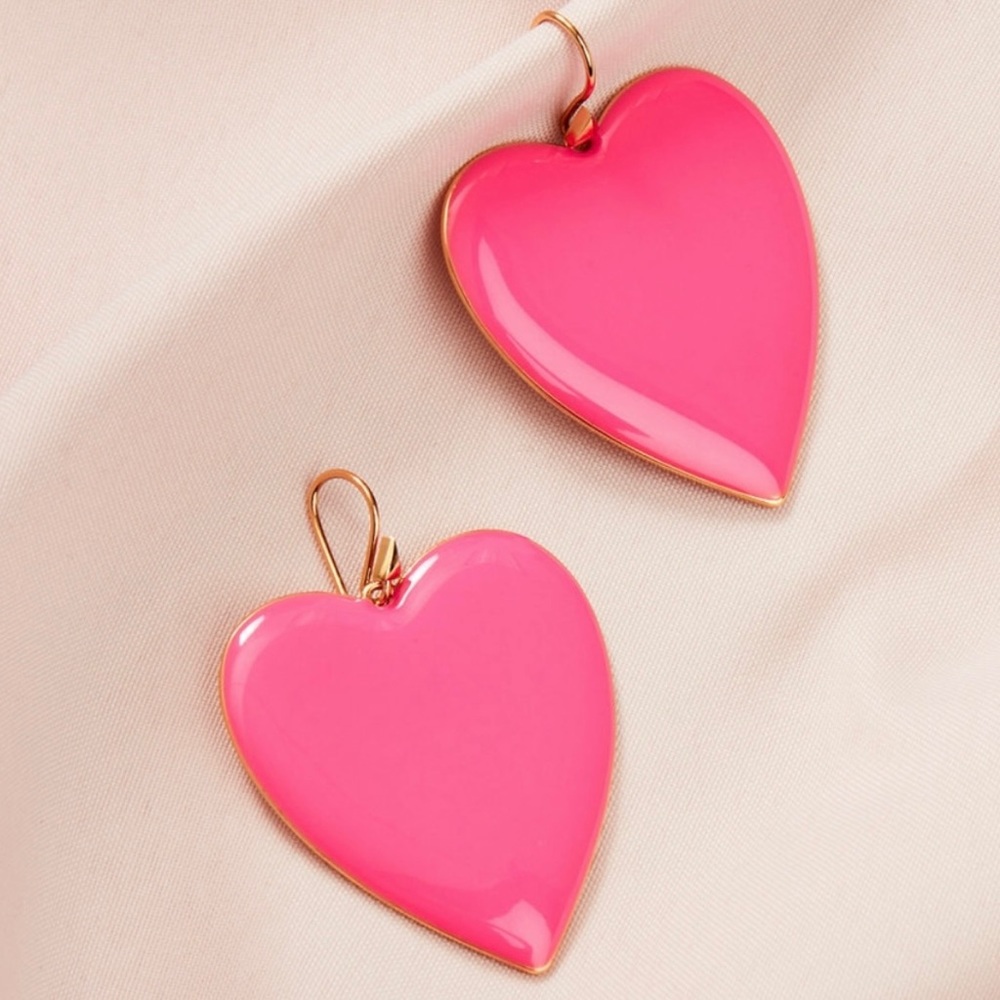 Stella and Dot Amore enamel earrings